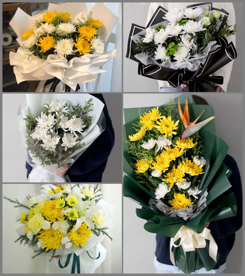 广东梅州市蕉岭县文福镇鹤湖村白事花束代送